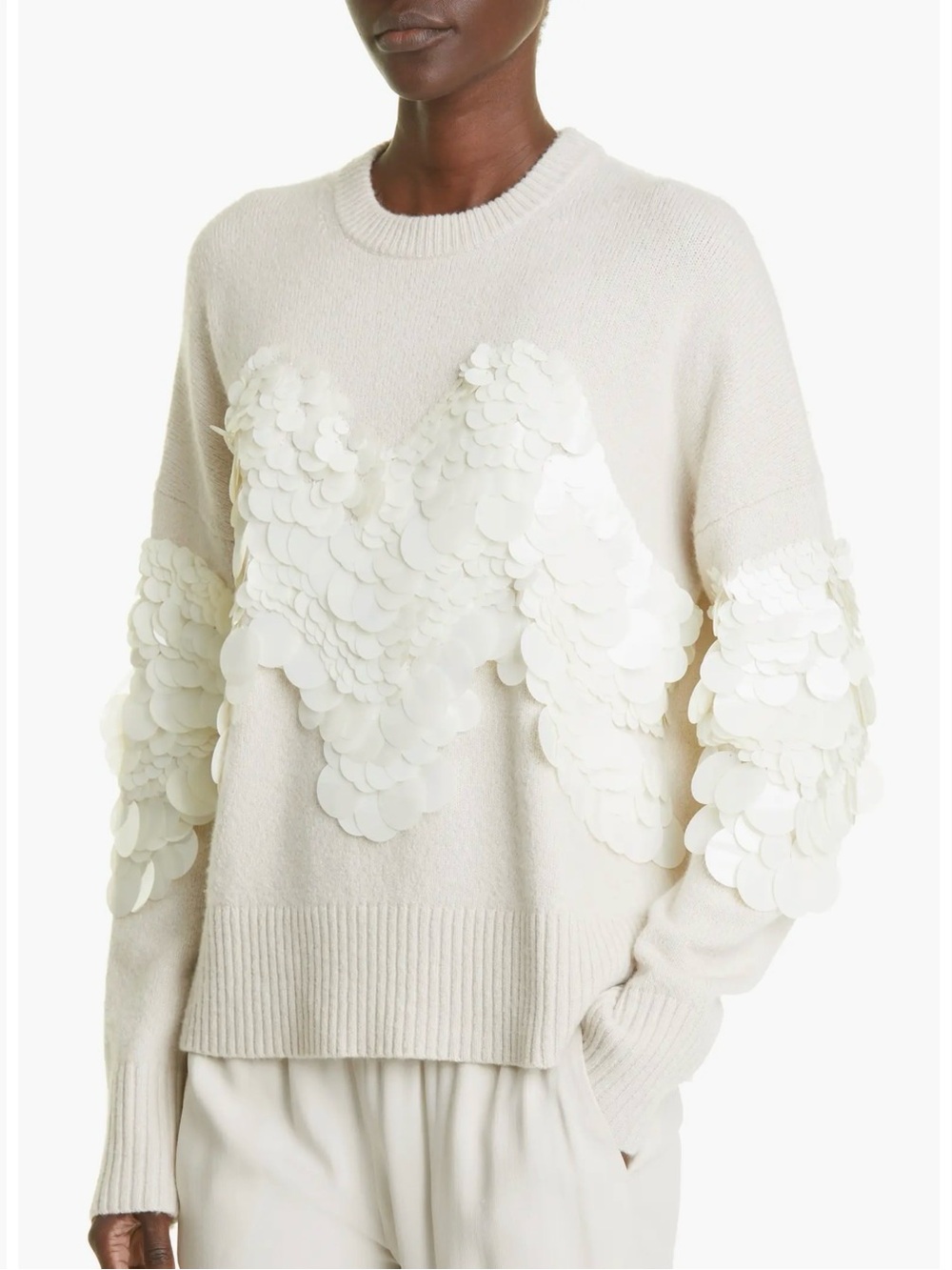 Altuzarra Cream Knit Sweater